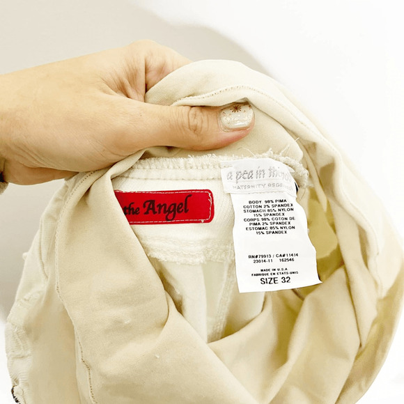 AG Adriano Goldschmied Pea in the Pod Angel Bootcut corduroy maternity pants 32 - Picture 5 of 7